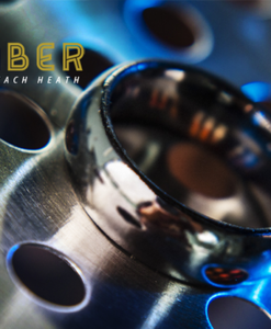 Ash and Ember Silver Curved Size 8 (2 Rings) by Zach Heath  - Trick