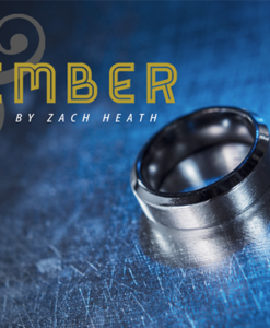 Ash and Ember Silver Beveled Size 9 (2 Rings) by Zach Heath  - Trick