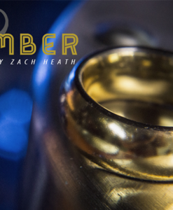 Ash and Ember Gold Curved Size 13 (2 Rings) by Zach Heath - Trick