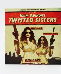 Twisted Sisters 2.0 (Gimmicks and Online Instructions) Bicycle Back by John Bannon - Trick