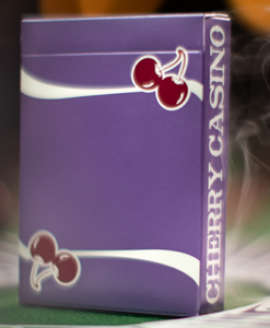Cherry Casino (Desert Inn Purple) Playing Cards by Pure Imagination Projects