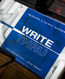 Write-Thru (Gimmick and Online Instructions) by Bizzaro & Danny Weiser - Trick