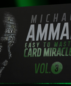 Easy to Master Card Miracles (Gimmicks and Online Instruction) Volume 3 by Michael Ammar - Trick