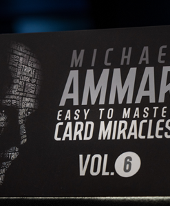 Easy to Master Card Miracles (Gimmicks and Online Instruction) Volume 6 by Michael Ammar - Trick
