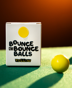 Bounce no Bounce Balls YELLOW by Murphy's Magic - Trick
