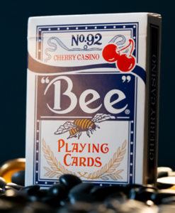 Limited Bee X Cherry (Blue) Playing Cards
