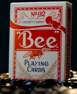 Limited Bee X Cherry (Red) Playing Cards