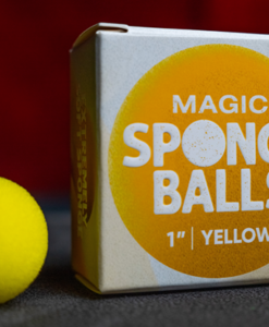 Magic Sponge Balls 4PK YELLOW 1" by Murphy's Magic