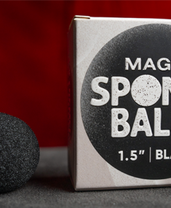 Magic Sponge Balls 50PK BLACK 1.5" by Murphy's Magic