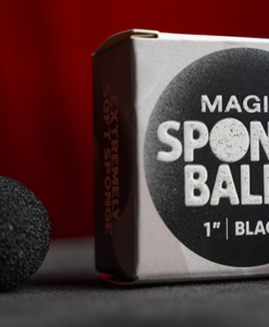 Magic Sponge Balls 50PK BLACK 1" by Murphy's Magic