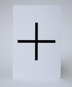 Bicycle Jumbo Gaff Card Double Face (Cross/Wavy Lines)