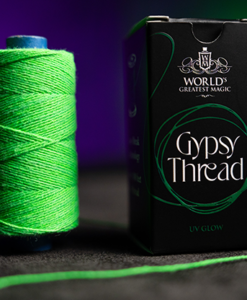 WGM UV GLOW GYPSY THREAD GREEN REFILL SPOOL by Murphy's Magic  - Trick