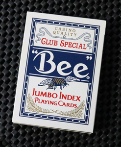 Cards Bee Poker Jumbo Index (Blue)