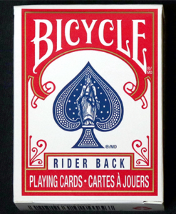 Mini Bicycle Cards (Red)