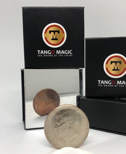 Copper Silver Coin (Half Dollar/English Penny) (D0060) by Tango - Trick
