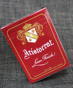 Bicycle Aristocrat 727 Bank Note Cards (Red) by USPCC