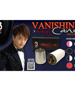 Vanishing Metal Cane (Black) by Handsome Criss and Taiwan Ben Magic - Trick