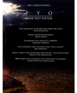 PYO (data CD and DVD) by Dee Christopher - DVD