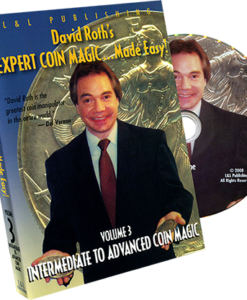 David Roth's Expert Coin Magic Made Easy Vol 3 (Intermediate to Advanced) - DVD