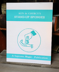Stand-Up Sponges by Ken de Courcy - Book