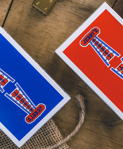 Modern Feel Jerry's Nuggets Gaff (Blue and Red) Playing Cards
