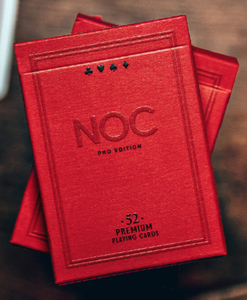 NOC Pro 2021 (Burgundy Red) Playing Cards