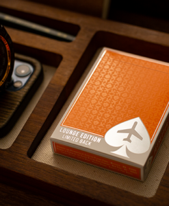 Lounge Edition in Hangar (Orange) with Limited Back by Jetsetter Playing Cards
