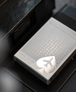Lounge Edition in Jetway (Silver) by Jetsetter Playing Cards