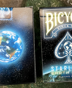 Bicycle Starlight Earth Glow Playing Cards by Collectable Playing Cards