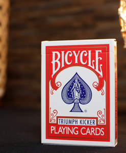 Bicycle Triumph Kicker Deck Red by Anthony Stan and Magic Smile Productions - Trick