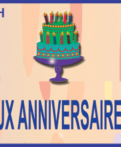 HAPPY BIRTHDAY TORN AND RESTORED (French) 25 PK. by Uday's Magic World - TRICK