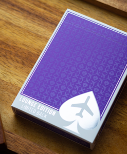 Limited Edition Lounge  in Passenger Purple by Jetsetter Playing Cards