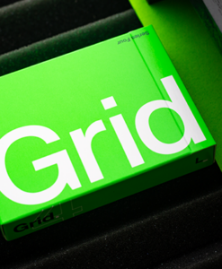 Grid Series Four- Typographic Playing Cards