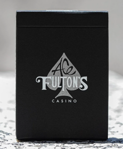 Ace Fulton's Casino (Black) Playing Cards