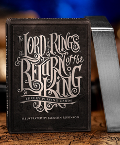 The Lord of the Rings - Return of the King Playing Cards (Black Gilded Edition) by Kings Wild