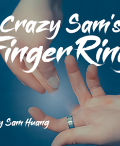Hanson Chien Presents Crazy Sam's Finger Ring SILVER / MEDIUM (Gimmick and Online Instructions) by Sam Huang - Trick