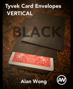 Tyvek VERTICAL Envelopes BLACK (10 pk.) by Alan Wong - Trick