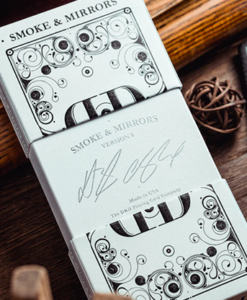 Smoke & Mirror (Smoke-White) Deluxe Limited Edition Playing Cards by Dan & Dave