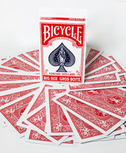 Bicycle Jumbo ESP 50 Cards Red (10 of each Square, Wavy Lines, Star, Circle and Cross) by Murphy's Magic