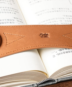 Leather Book Weight (Brown) by TCC Presents