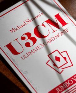 Michael Skinner's Ultimate Bicycle Jumbo 3 Card Monte (Red) by Murphy's Magic - Trick