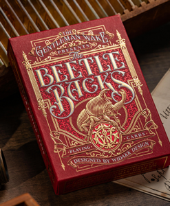 The Beetle Backs (Crimson Edition) Playing Cards