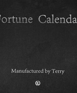 Fortune Calendar (Walnut) by TCC and Terry Chou