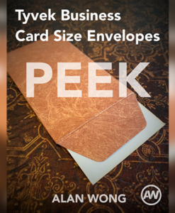 Tyvek Business Card Size Peek Envelopes (10 pk.) by Alan Wong