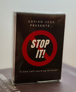 Stop It! (Blue) by Adrian Vega