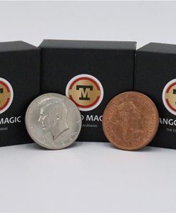 Super Scotch and Soda (US Half Dollar and English Penny) by Tango Magic
