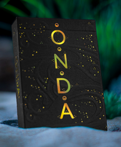 ONDA V2 (Black and Gold) by Jocu Playing Cards