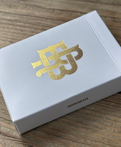Gold Foil Monogram Playing Cards