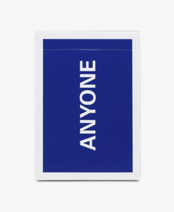 Cap Logo (Navy) ANYONE Playing Cards