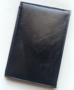 Mini Bombshell Wallet (Black Smooth) by CAHYO